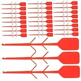 BUGUUYO 100 Stück Feuerlöscher sicherheitsplomben mit Beschriftung Manipulationssichere Kunststoff siegel Vielseitig Kompatibel Effiziente Wartung und Sichere Versiegelung für