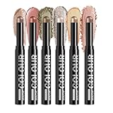 Lidschatten Stift | 6X Augen Make-up Stift,Mehrfach verwendbarer Langzeitshimmer für tägliche Looks, Lid Primer Make-up für Frauen