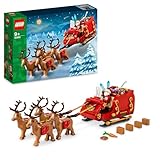 LEGO Schlitten des Weihnachtsmanns, BAU- und Spielset für Kinder mit Minifigur und Rentieren, Geschenk zu Weihnachten für Jungen und Mädchen, kleines Geschenk zu Weihnachten, Weihnachtsschmuck 40499