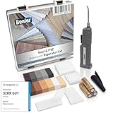 Vinylboden Reparaturset - Profi Set, Pvc Reparaturset, Vinyl Reparaturset für Pvc Bodenbelag, Laminat Reparaturset, Parkett Reparaturset, Hartwachs Reparaturset, Arbeitsplatte Reparaturset