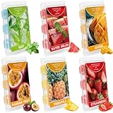 SCENTORINI Duftwachs Set, Raumdüfte Duftwachswürfel, Sojawachs Wax Melt, Raumduft, Duftlampen Wachs, Sommer Duftwachs Geschenkset, Geschenk für Geburtstag, Hochzeiten, Ostern, Weihnachten, 6 Düfte