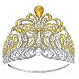 Exquisite Krone für Wettbewerbe, Themenpartys, modische Krone für Frauen und Bräute