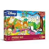 Trefl - Disney, Bambi und die Waldfreunde - Puzzle 160 Teile - Buntes Puzzle mit Figuren aus dem Bambi Zeichentrickfilm, Spaß für Kinder ab 6 Jahren