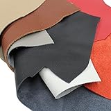JPstraps - Echtes Leder, Lederreste in verschiedenen Größen, ideal für Polsterung, Basteln, Projekte, Reparaturen und andere (250 g)