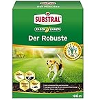 Substral Rasensamen Der Robuste, Sport- und Spielrasen, Einzigartige Strapazierrasen-Mischung, 2 kg für 100 m²