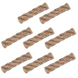 Kisangel 2 Sätze Anzündholz Campingzubehör Plane Campingausrüstung Muss Haben Camping-kochgeschirr Haken Pellets Für Räuchergrill Camping-feuerstarter Camping-kit Hanfseil 8 Stücke * 2