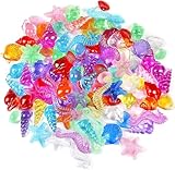 Tauchjuwel Pool Spielzeug,120 Stück Tauchspielzeug für Kinder,Perfekt für Vase Füllstoffe,Diamant Set mit Meerestieren und Edelstein,Schwimmen Sommer Tauch Spielzeug,für Strand Pool Wasser Park