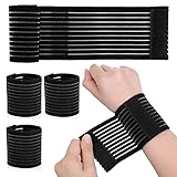 Sibba Elastische Handgelenkbandage, atmungsaktiv, Polyester, Kompressionsbandage, Handstütze, Stützgurt für Tennis, Fitnessstudio, Sport, Männer und Frauen, 4 Stück
