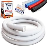 7m PROTEX UNIVERSAL-SCHLAUCH Silikon Ø 3x7mm weiss 180°C | VIELE FARBEN & GRÖSSEN | Silikonschlauch Schlauch Shisha Luft Wasser Druckluft Gewebe verstärkt Lebensmittel-echt FDA flexibel