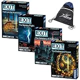 EXIT - Das Spiel-Anfänger-Set - Diebstahl auf dem Mississippi, Der stürmische Flug, Friedhof des Ritters, und der verzauberte Wald mit Myriads Tasche