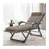 Verstellbare, klappbare Sonnenliege mit Kissen und Massagearmlehnen – Schwerelosigkeits-Liegestuhl für den Außenbereich für Terrasse, Garten, Strand und Pool – robuster Stahlrahmen (Farbe: B