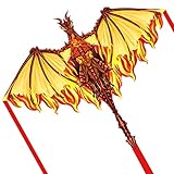 Simxkai Drachen, Drachendrachen für Kinder im Alter von 8 bis 12 Jahren, leicht zu fliegen, Drache für Anfänger, großer