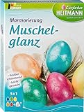Heitmann Eierfarben Muschelglanz - flüssige Eierfarben - fünf Farben - Glanz-Effekt- für weiße und braune Eier geeignet