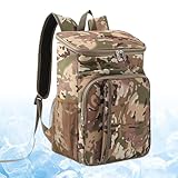 MLqkpwy Rucksack für Lunchtasche, Kühltasche, Picknick-Tasche, wasserdicht, isoliert, großes Fassungsvermögen von 18 l, Umhängetasche, Aufbewahrungstasche