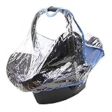 BAMBINIWELT Regenschutz, Regenverdeck für Babyschale MAXI COSI Cabrio-Fix, Citi, Pebble (blau)