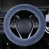 Lenkradschutz Universal-Lenkradbezüge aus Plüsch fürs Auto, Winter, Kunstfell, Handbremse und Getriebebezug, 3-teilig, Autozubehör Lenkradschutzhülle