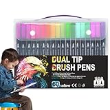 Kunstmarker Acrylmarker Set, Bunte Marker zum Ausmalen, Tragbare Acrylfarbenstifte, Kunstbedarf für die Herstellung von Kunsthandwerk für und Mädchen