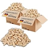FABRIKVERKAUF Öko-Anzündwolle (20 kg) ca. 1600 Stück, auch als (3/5 / 10kg), ökologische Grillanzünder, Kaminanzünder, Ofenanzünder, Holzwolle, Anzünder (20kg)