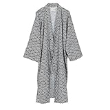 Dunkle gewellte Männer Yukata Roben Kimono Khan gedämpfte Kleidung Pyjamas