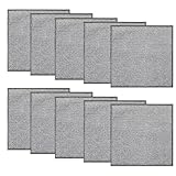 10 Stück Edelstahl Spültücher, Fresikora Edelstahl Spültücher, Stahlwolle Tuch für Küche, Multifunktionale Küchentücher, Scheuerlappen, Spüllappen, Spültuch, Spültücher ﻿