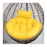 Outdoor Hängesessel Kissen - Bequemes Ersatzkissen für Schaukel & Korbstühle - Ideal für Terrasse, Garten & Entspannung - Stuhl nicht im Lieferumfang enthalten