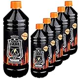 Petroleum für Petroleumheizung Petroleumofen Petroleumlampe Petroleumlampen 1-48 Liter Kamin Heizung Kerosin Reiniger Lampe Lampen Petrolium Auswahl Flameup, Anzahl:6 L