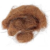 BESTonZON Natürliche Kokosfasermatte Mulch Fasern Atmungsaktiv Feuchtigkeitsregulierend für Kübelpflanzen Frostschutz Unkrautvlies Garten Indoor Outdoor Mulchbaum Fiber