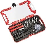 Amazon Basics Schraubendreher-Set für Elektronik-Reparaturen, Mehrfarbig, 32 Stück