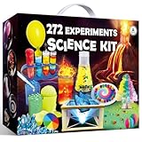 UNGLINGA 272 Experimente Kits für Kinder, Chemie-Set, Experimentierkasten Spielzeug Jungen Geschenke, Vulkan Chemiebaukasten, Kristall, Magie, Physik Wissenschaft Labor Projekt