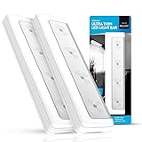 Brilliant Evolution Kabellose LED-Leuchte, 2 Stück, Unterschrankleuchten, batteriebetrieben, unter der Thekenbeleuchtung für Küche, unter Theken, Schrankleuchten, Wasserhahn-Lichter
