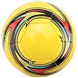 Micvtve Professioneller Leder FußBall GrößE 5 Professioneller Match FußBall Rutschfestes FußBall Spiel Drinnen und Draussen FußBall