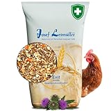 Leimüller Premium Hühnerfutter 25kg mit Immun Plus Pellets - Legehennenfutter für EIN Starkes Immunsystem - Wirksamer Schutz gegen Milben & Kokzidien - Gentechnikfreies Hühner Futter 25 kg