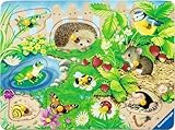 Ravensburger Kinderpuzzle 12004040 - Meine Gartenfreunde - My First Wooden Puzzle mit 10 Teilen - Puzzle für Kinder ab 2 Jahren - Holzpuzzle