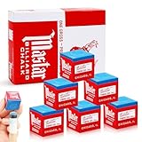 Billard Chalk, 12 Stück Snooker Chalk Billardkreide, Verringern Sie Fehler & Verbessern Sie die Präzision - Ideal für jeden Spieler, rutschfeste Pool Queue Kreide, für Home, Bars, Turniere, Spiele