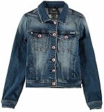 Garcia Mädchen Chiara Jacke, Blau (Intens Blue 2097), 164 (Herstellergröße: 164/170)