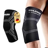 CharmChic Ellenbogenbandage, tennisarm bandage, ellbogen bandage, ellenbogen bandagen herren und damen, ellbogenschoner für Tennisarm, ellenbogenschoner für Sport (M)