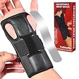 Handgelenkbandage für Karpaltunnelsyndrom, verstellbare Kompressions-Handbandage mit Schienen für Männer/Frauen, passend für linke und rechte Hand, Handgelenkbandagen für Schmerzlinderung, Arthritis,
