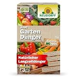 Neudorff Azet GartenDünger – Bio Gartendünger fördert die Blühkraft und reiche Ernte aller Gartenpflanzen mit natürlicher Sofort- & Langzeitwirkung, 1 kg