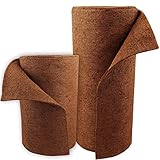 Aquagart Kokosmatte I Winterschutz & Kälteschutz für Pflanzen I 800g/m² I einseitige Naturlatex-Schicht I Kokosfasermatte Böschungsmatte (5m x 0,5m)