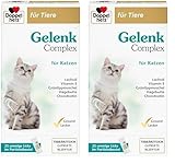 Doppelherz Gelenk Complex für Katzen – Mit essentiellen Omega-3 Fettsäuren + Vitamin E – 25 Licks (Packung mit 2)