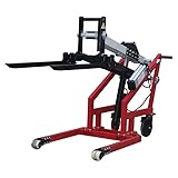 Elektrischer Gabelstapler – Tragbarer elektrischer Be- und Entladewagen mit hydraulischem Hebemechanismus – einfaches geschwungenes Arm-Design für einfache Bedienung