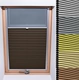 Stuza Custom Dachfenster Wabenplissee - Nach maß - Kollektion 9 Stoff Farben - Breite 30-120 cm, Höhe 50-149 cm – Dachfenster Rollo, Sonnenschutz dachfenster, Thermo plissee