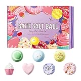 Badekugel-Set – 7-teiliges Badesalzkugeln für Frauen, entspannend, bunte Spa-Seifenstrumpffüller für Valentinstag, Muttertag, Geburtstag, Weihnachten, Mutter, Ehefrau, Freundin