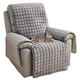 NUODWELL Sofa Armlehnenbezüge, Sesselschoner Sesselauflage, Anti-Rutsch superweich, waschbar, Relaxsessel Bezüg Sesselüberzug Möbelschutz für Kinder und Haustiere