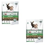 Versele-Laga Complete Cuni Adult | Doppelpack | 2 x 500 g | Alleinfuttermittel für ausgewachsene Kaninchen | Schmackhafte All-in-one Pellets | Mit Langen Fasern und Kräutern