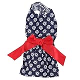 Dog Summer Dress for Girl Dogs | Sleeveless Polyester Pet Clothes with Bowknot | Cute Dog Dresses for Sun Protection/Daily Use/Photos (L)
