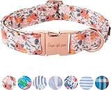 Unique style paws Rosa Rose Hundehalsband Geschirre Halsbänder & Leinen für Halsband Hund Breit Fliege Kette Hund Dog Collar Zughalsband Geschenke für Kleine Mittlerer Große Hunde XS