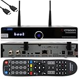 Octagon SF8008 4K Twin Supreme UHD HDR TV Receiver - 2X DVB-S2X Satellit Twin Receiver, E2 Linux Smart TV Box, EasyMouse HDMI, 2.4/5G Dual-Band WiFi, Aufnahmefunktion, M.2 SSD Schnittstelle