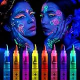 LAKPYN 1 psc schwarzlicht party schminke farbe neon Glow Under Black Light Body Painting Colours for Neon Party Decoration Festival Accessories