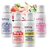 Lebensmittelfarbe, 4x30 ml Lebensmittelfarbe Gel Set für Kuchen, Lebensmittel Farben Kuchendekorationsset für Backen Buttercreme, Macarons, Zuckerguss, Fondant, Blau, Rot, Rosa, Gelb
